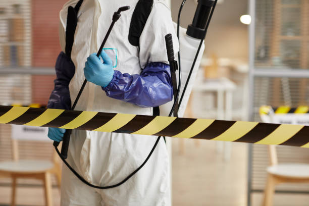 Professional Biohazard Cleanup technician working in Winters, CA